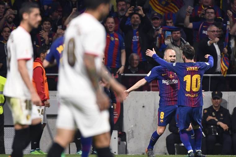 Barcelona gana su 30ª Copa del Rey con una 'manita' al Sevilla | Teletica