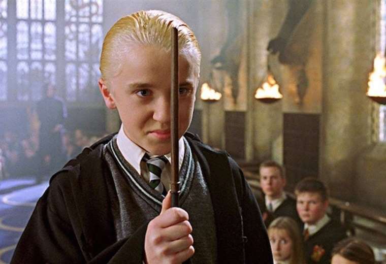 Tom Felton se disfraza de Harry Potter