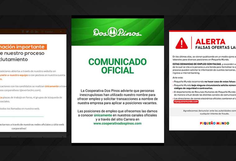 ¡Cuidado! Delincuentes se hacen pasar por reclutadores para estafar a ...